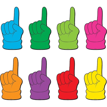 Teacher Created Resources Pointing Hands Magnetic Accents, 16 Per Set, 48PK 77202